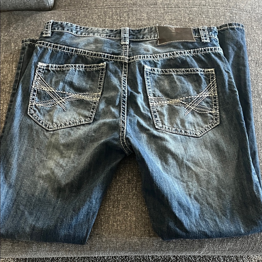 Men's Relaxed Fit Blue Jeans